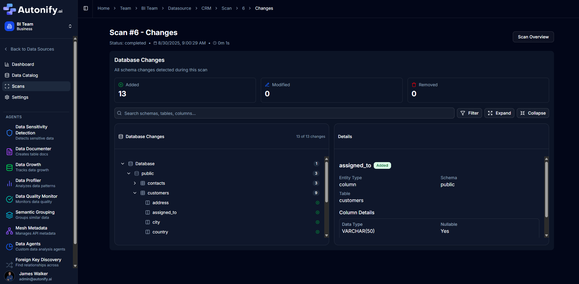 Change Categories View