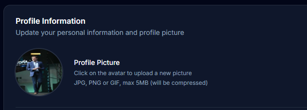 Profile Picture Upload