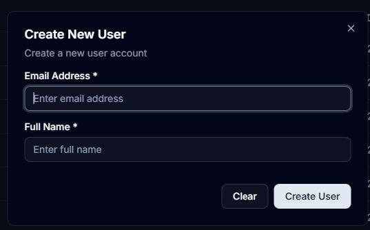 User Creation Form